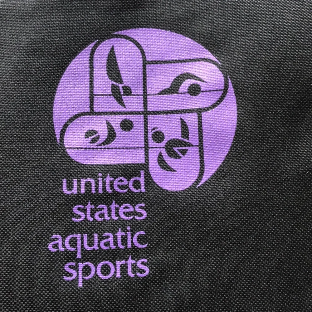 -USAS United States Aquatic Sports canvas computer laptop bag